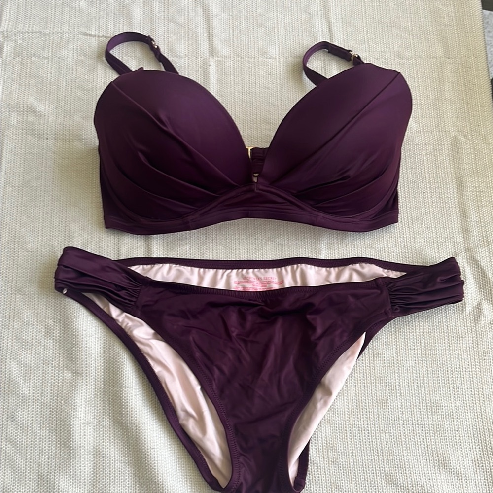 Victoria's Secret Plum Purple Push-Up Bikini Set